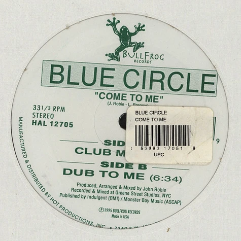 Blue Circle - Come To Me