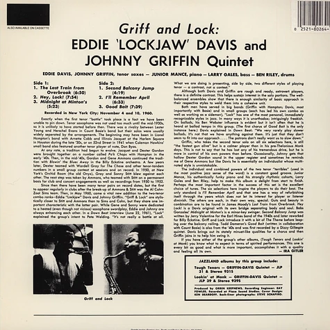 Eddie "Lockjaw" Davis & Johnny Griffin - Griff & Lock