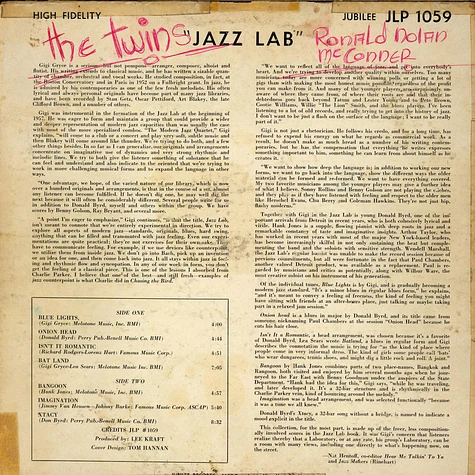 Gigi Gryce / Donald Byrd - Jazz Lab