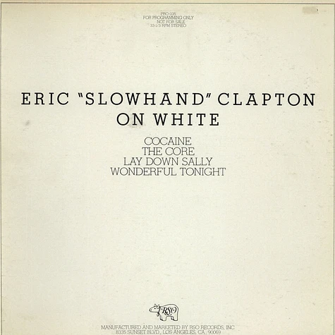 Eric Clapton - On White