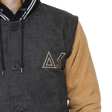 Akomplice - Cord Hooded Varsity Jacket