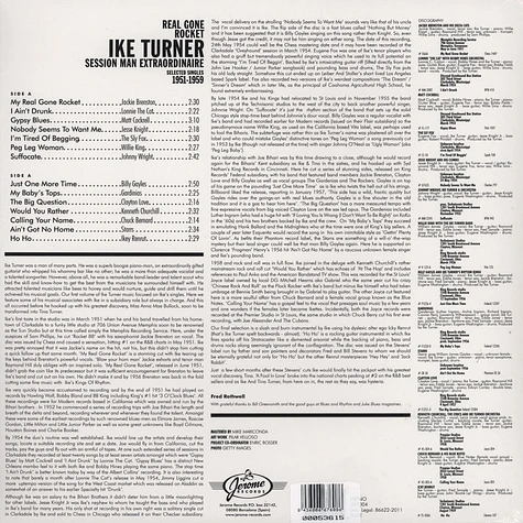 Ike Turner - Real Gone Rocket - Session Man Extraordinaire