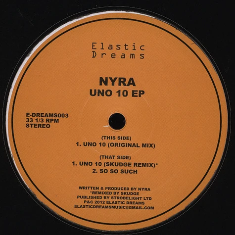 Nyra - Uni 10 EP Skudge Remix