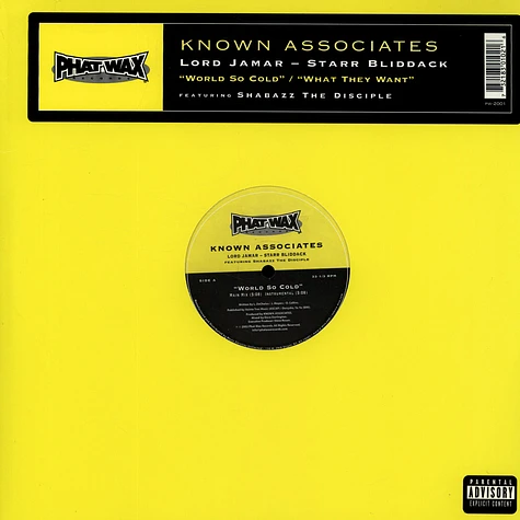 Known Associates - What they want