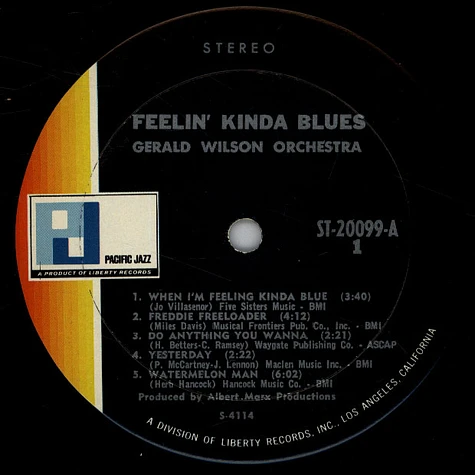 Gerald Wilson Orchestra - Feelin' Kinda Blues