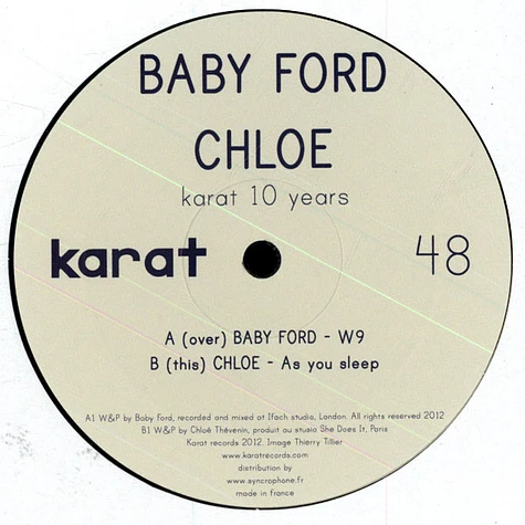 Baby Ford / Chloe - Karat 10 Years