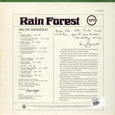 Walter Wanderley - Rain Forest