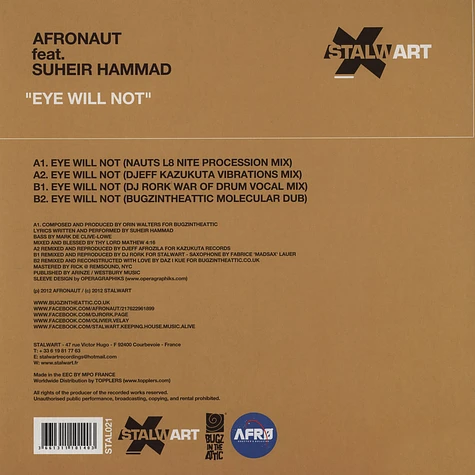 Afronaut - Eye Will Not