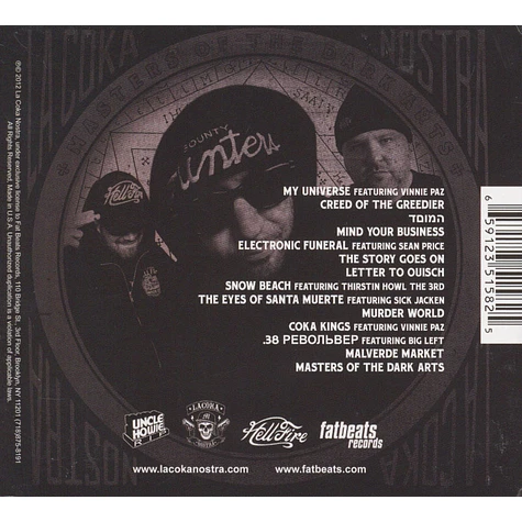 La Coka Nostra - Masters Of The Dark Arts