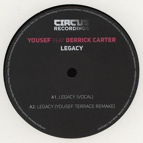 Yousef - Legacy Feat. Derrick Carter