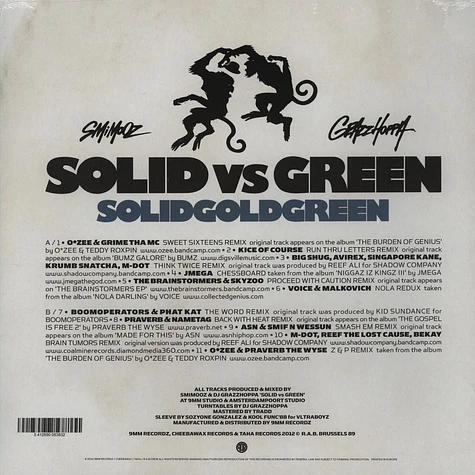 DJ Grazzhoppa & Smimooz Aka Solid Vs. Green - Solid Gold