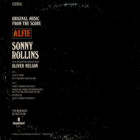 Sonny Rollins - Original Music From The Score "Alfie"