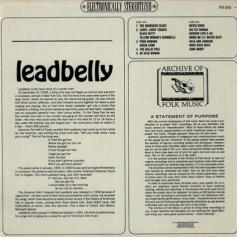 Leadbelly - Leadbelly