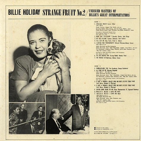 Billie Holiday - Strange Fruit #2