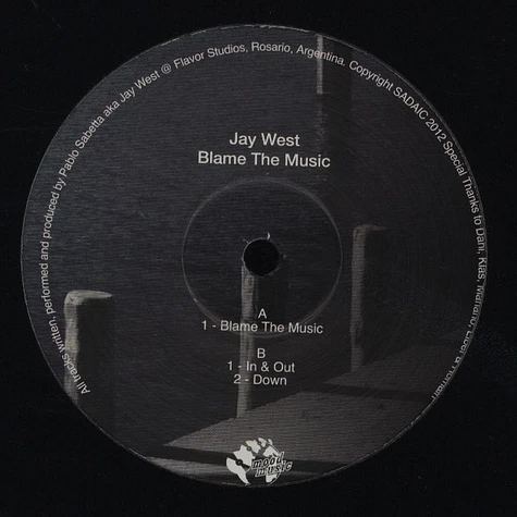 Jay West - Blame The Music EP