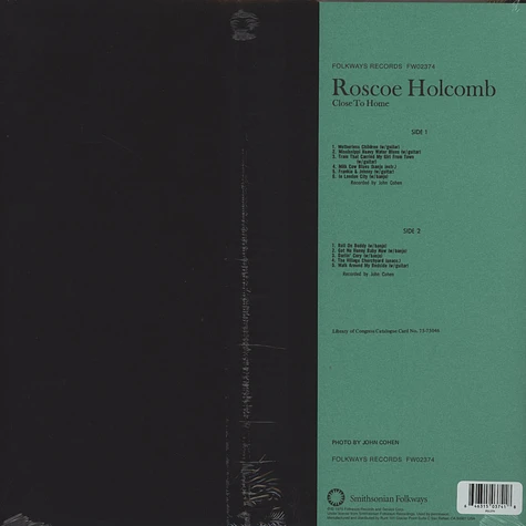 Roscoe Holcomb - Close To Home
