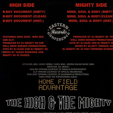 The High & Mighty - B-Boy Document / Mind, Soul & Body