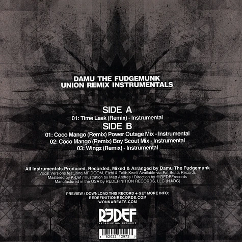 Damu The Fudgemunk - Union Remix Instrumentals