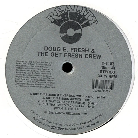 Doug E Fresh - Cut That Zero