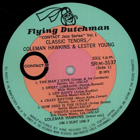 Coleman Hawkins And Lester Young - Classic Tenors