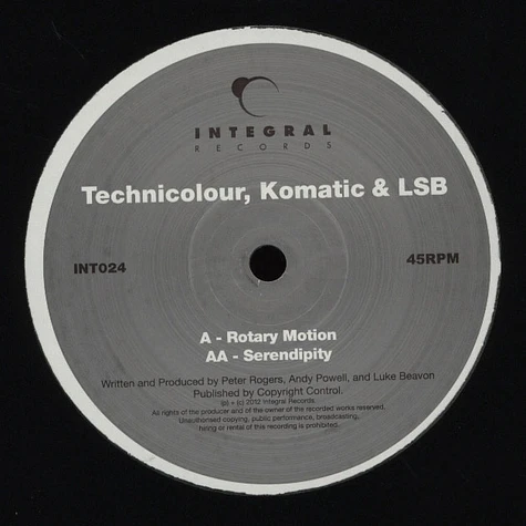 Technicolour, Komatic & LSB - Rotary Motion