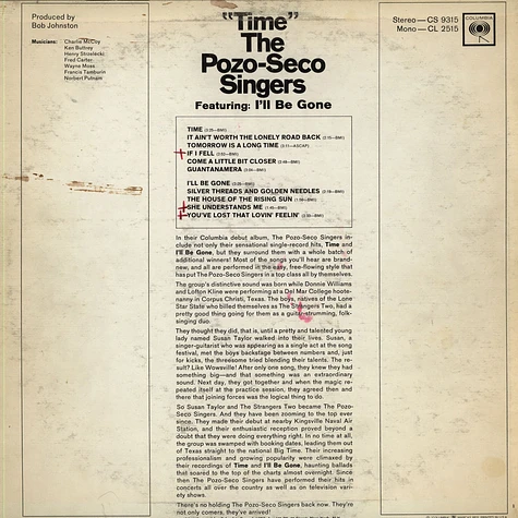 The Pozo-Seco Singers - Time