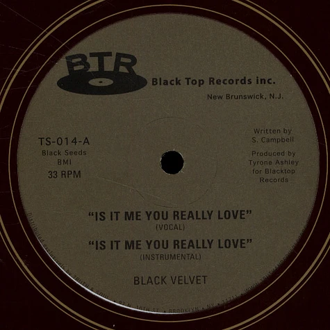 Black Velvet - Is it me you really love