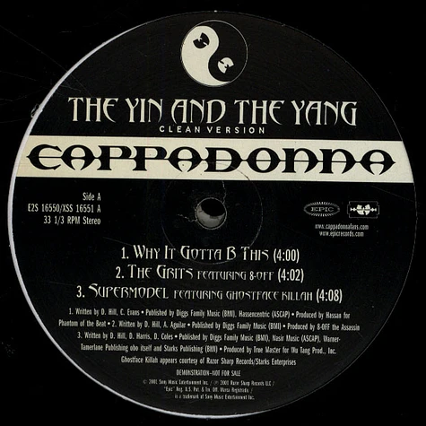 Cappadonna - The yin and the yang