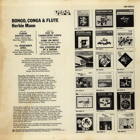 Herbie Mann - Bongo , Conga & Flute