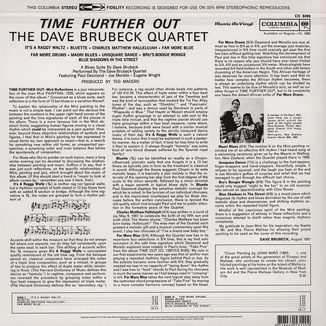 The Dave Brubeck Quartet - Time Further Out