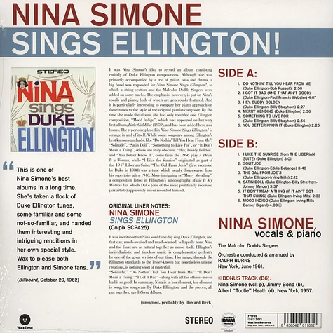 Nina Simone - Sings Ellington