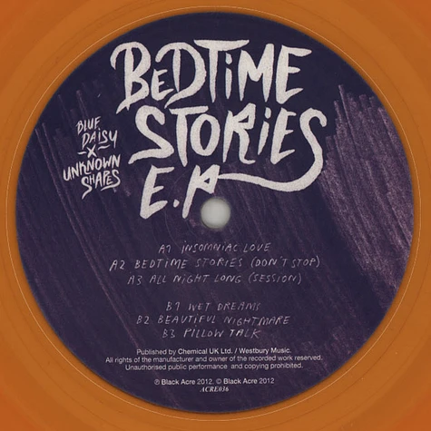 Blue Daisy x Unknown Shapes - Bedtime Stories EP