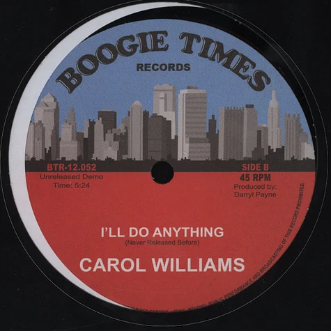 Carol Williams - 60 Yard