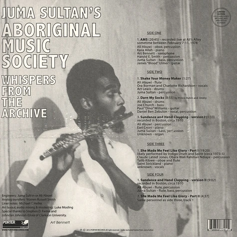 Juma Sultan's Aboriginal Music Society - Whispers From The Archive