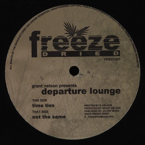 Grant Nelson presents Departure Lounge - Time Ties