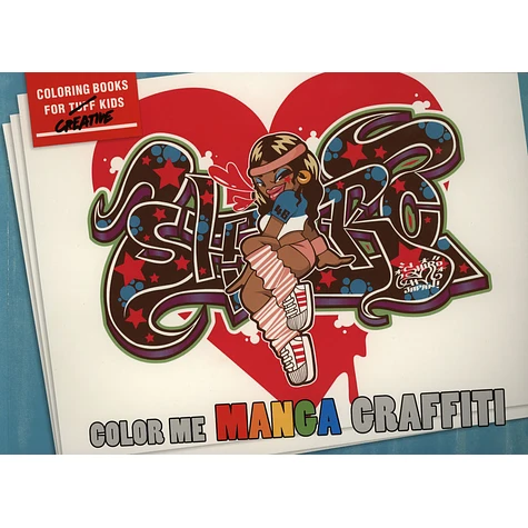 Shiro - Color Me Manga Graffiti / Manga Graffiti Coloring Book - English Version