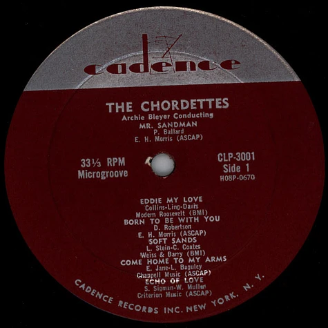 The Chordettes - Just Between You And Me