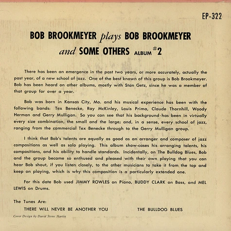 Bob Brookmeyer - Bob Brookmeyer Plays Bob Brookmeyer And Some Others #2