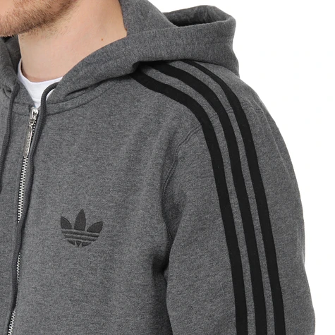 adidas - Casual Flock Zip-Up Hoodie