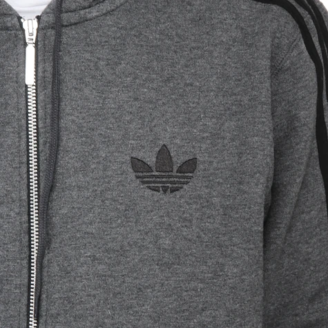 adidas - Casual Flock Zip-Up Hoodie