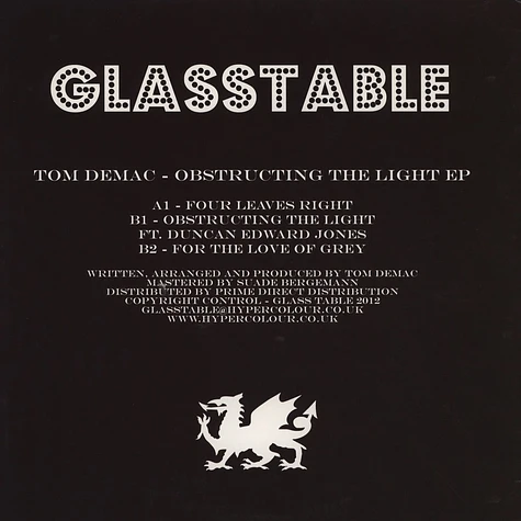Tom Demac - Obstructing The Light EP
