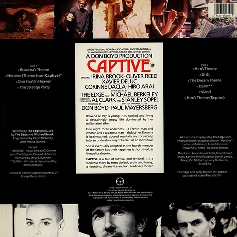 Edge, The With Michael Brook - Captive