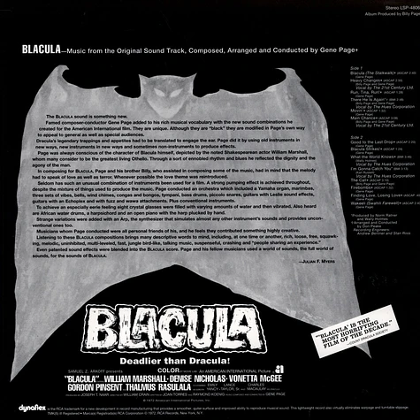 Gene Page - OST Blacula