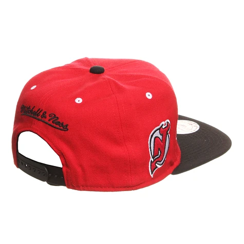 Mitchell & Ness - New Jersey Devils NHL Wool 2 Tone Snapback Adjustable Cap