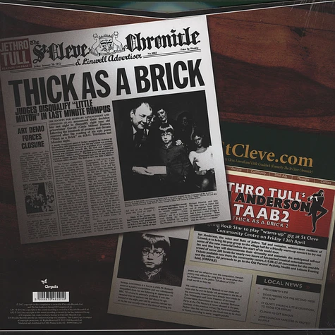 Jethro Tull - Thick As A Brick 40th Anniversary Edition