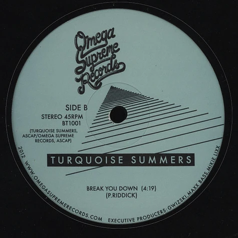 Turquoise Summers - Never Can Get Enuff