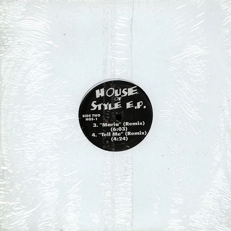 Unknown Artist - House Of Style E.P.