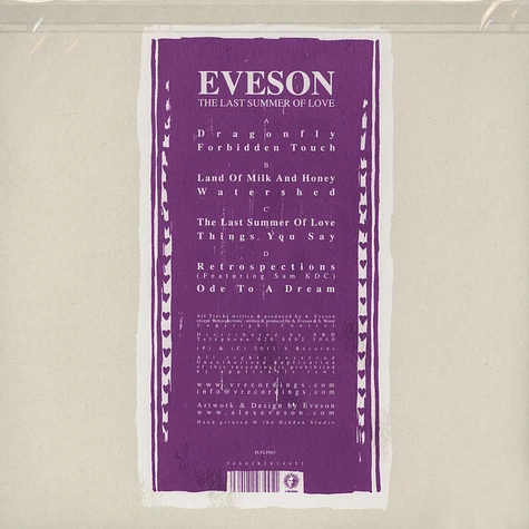 Eveson - The Last Summer Of Love