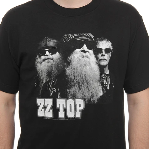ZZ Top - ZZ Top Black Photo T-Shirt