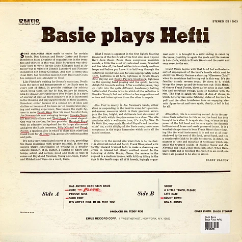 Count Basie - Basie Plays Hefti
